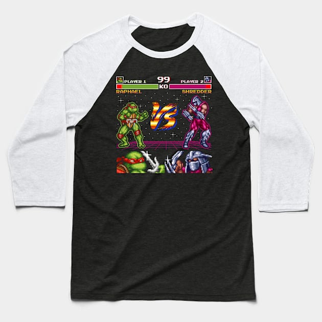 Battle For The Sewer Baseball T-Shirt by CoDDesigns
